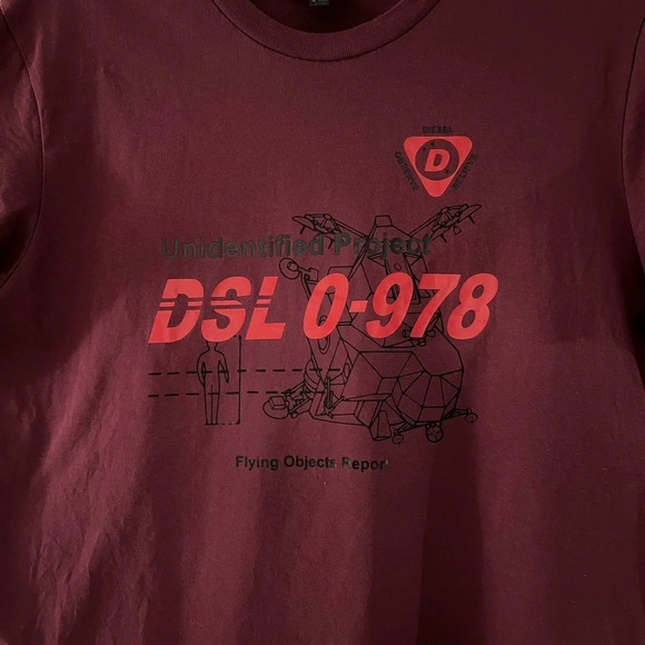 Diesel Men’s Crew-neck Tshirt - Picture 2 of 7